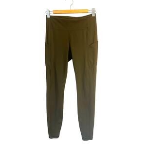 Lululemon Women's Speed Up Tight leggings Dark Olive Side Pockets 28in sz. 6